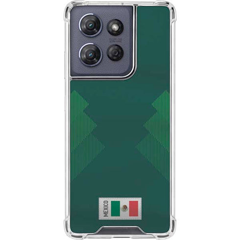 Mexico Soccer Flag Moto G Play 5G (2025) Clear Case